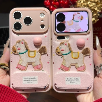 Carcasă pentru telefon compatibilă cu iPhone 17 Pro Max, Huawei, Honor, Xiaomi, Vivo și OPPO — design roz, stiluri variate