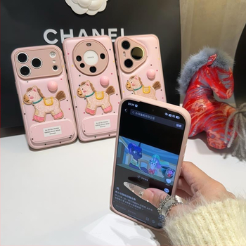 Puzdro na telefón kompatibilné s iPhone 17 Pro Max, Huawei, Honor, Xiaomi, Vivo a OPPO – ružový dizajn, rôzne štýly