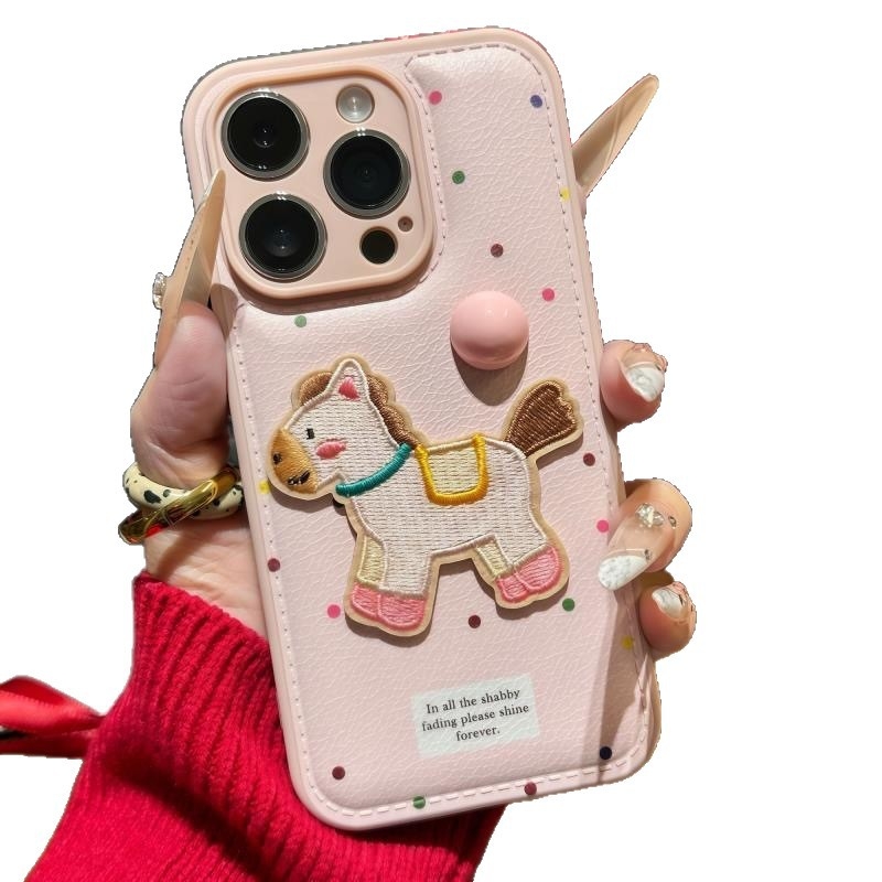 Carcasă pentru telefon compatibilă cu iPhone 17 Pro Max, Huawei, Honor, Xiaomi, Vivo și OPPO — design roz, stiluri variate