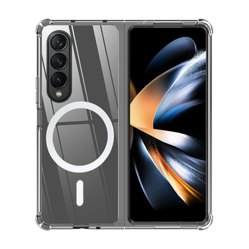 Carcasă transparentă magnetică anticadere pentru Samsung Galaxy Z Fold4/5 și Z Fold7