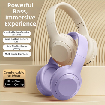 M5 Bezdrôtové over-ear Bluetooth slúchadlá, skladacie, stereo, 3,5 mm, s mikrofónom