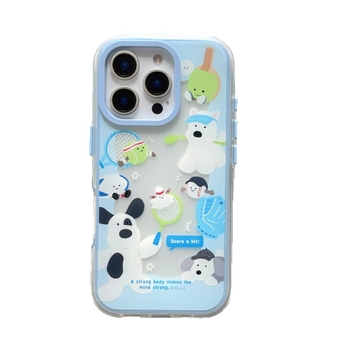 TPU kućište s ilustracijom slatkog psa u korejskom stilu za iPhone 11/12/13/14 Pro i Pro Max
