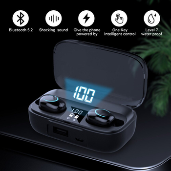 X10 Bluetooth slušalice, privatni model, 5,3-digitalni zaslon, prijenosno napajanje, nevidljiva mini ušna slušalica, gumb M10, bežične slušalice