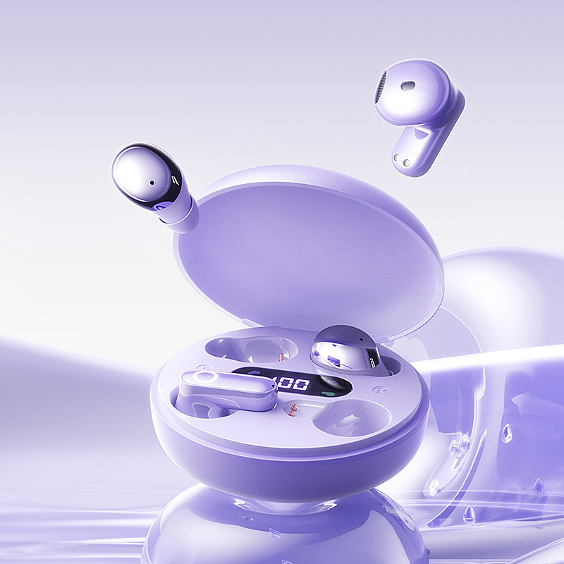 Bežične Bluetooth slušalice s aktivnim uklanjanjem šuma, semi-in-ear dizajn, TWS, dugotrajna baterija