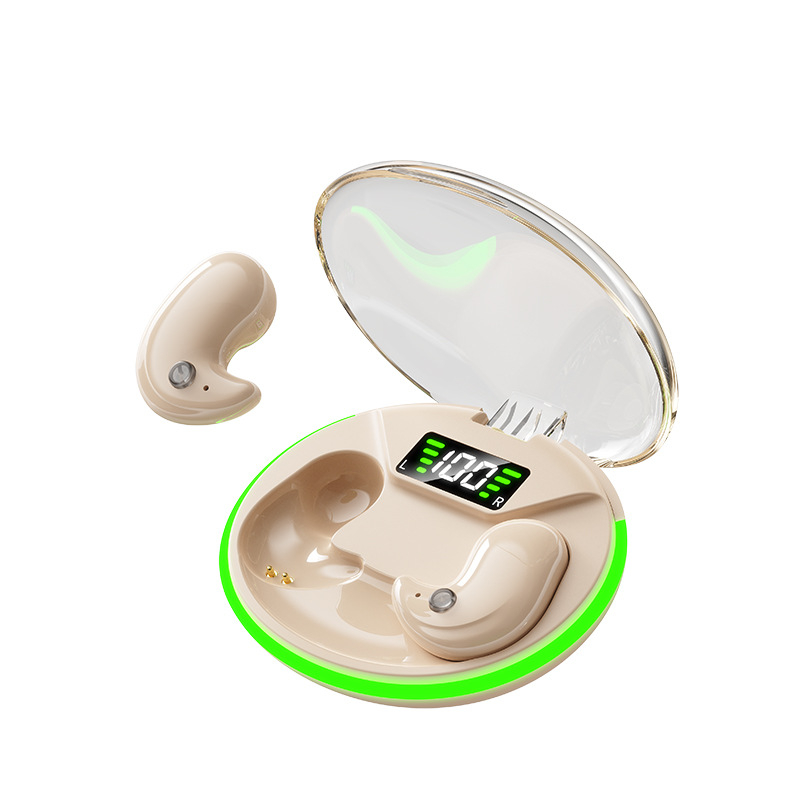 Y190 slušalice za spavanje s kostnom kondukcijom, mini Bluetooth slušalice, digitalni zaslon, redukcija šuma, duga trajnost baterije