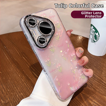 Husă Huawei Pura80Pro cu model scoică de lalea, protecție PC de înaltă calitate pentru Mate70P