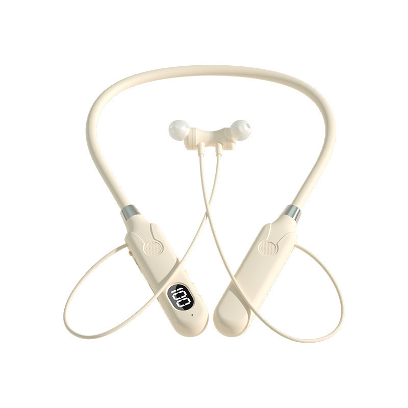 BT-12 Bluetooth slušalice za vrat s magnetskim dizajnom, privatni model, velika baterija, duga trajnost, IPX5, digitalni zaslon