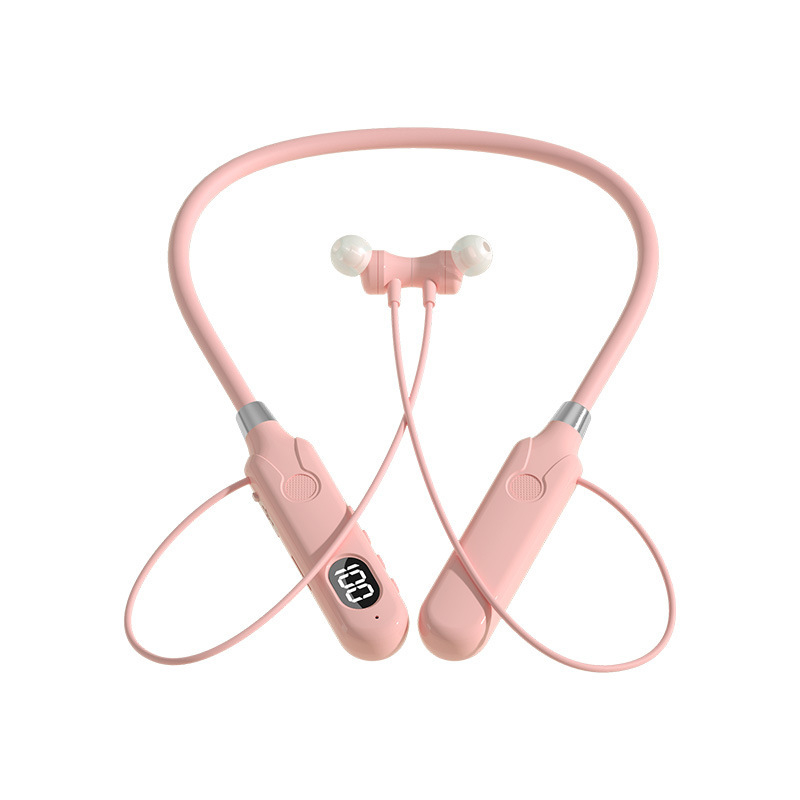 BT-12 Bluetooth slušalice za vrat s magnetskim dizajnom, privatni model, velika baterija, duga trajnost, IPX5, digitalni zaslon