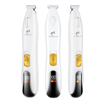 Trimmer electric automat pentru părul de pe lăbuțele pisicii, cu afișaj LED