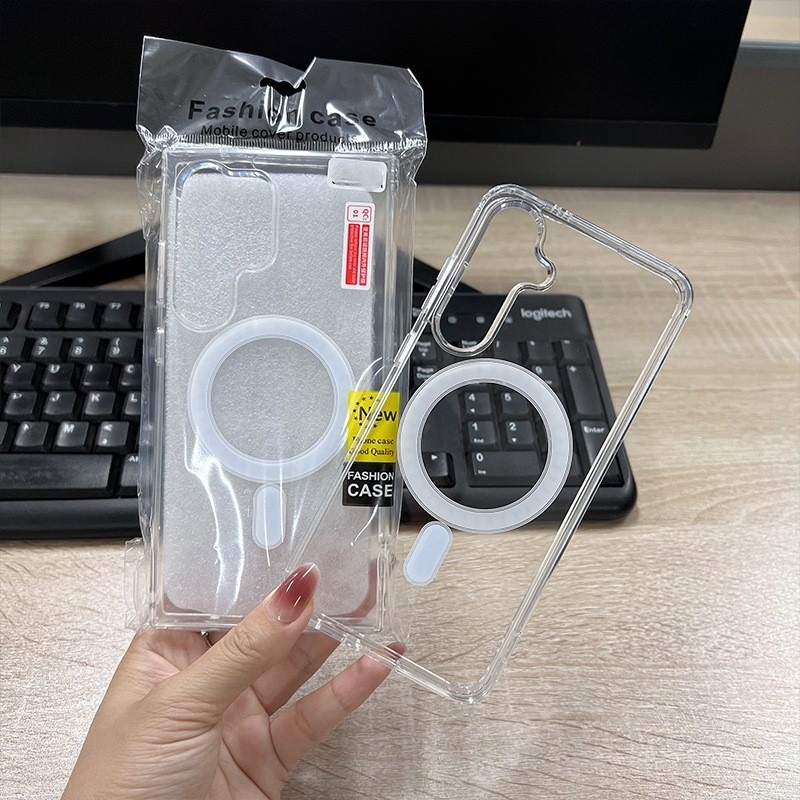 Priehľadný akrylový magnetický tvrdý kryt pre Huawei Mate70 Pro, P80Art ochranný obal, kompatibilný s Mate60