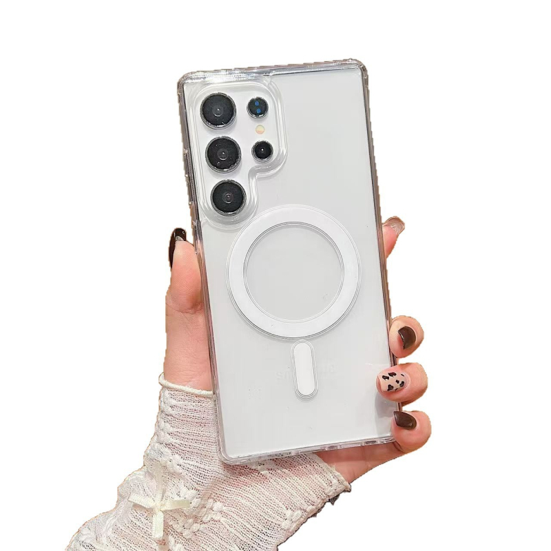 Priehľadný akrylový magnetický tvrdý kryt pre Huawei Mate70 Pro, P80Art ochranný obal, kompatibilný s Mate60