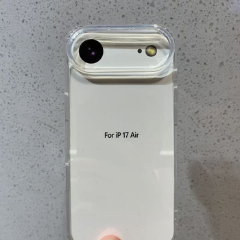 Carcasă acrilică transparentă 2 în 1, cu margini moi, pentru iPhone 17 – husă protector anti-cadere, minimalistă