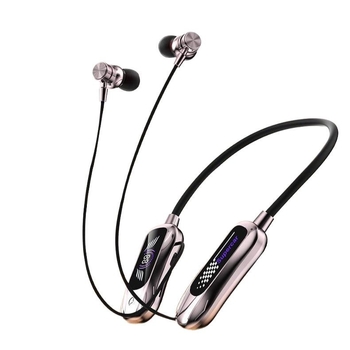 Bežične Bluetooth slušalice s trakom za vrat, AI duboko smanjenje šuma, promjena glasa i karaoke, utor za karticu, stereo