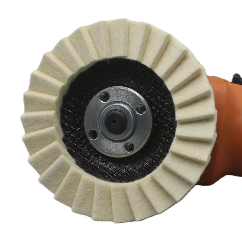 Vuneni flap disk za poliranje, promjer 125 mm (5 in)