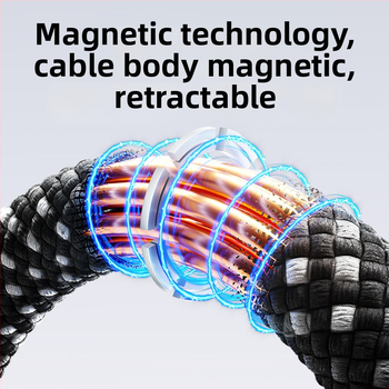 120W magnetski USB-C kabel za punjenje i prijenos podataka, kompatibilan s Huawei i Apple
