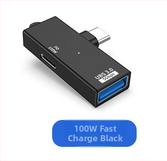 Type-C na USB 3.0 + PD 100W dvojfunkčný rýchly adaptér pre telefóny s USB-C