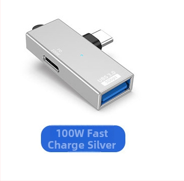 Type-C na USB 3.0 + PD 100W dvojfunkčný rýchly adaptér pre telefóny s USB-C