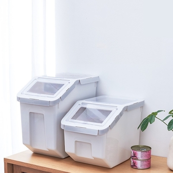 Plastični spremnik za hranu za pse – otporan na vlagu, hermetički zatvarač, višenamjensko skladištenje hrane i poslastica, dostupan u velikim i malim veličinama