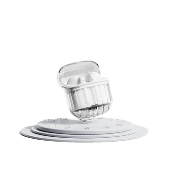 Prozirne Bluetooth slušalice, pravi bežični s aktivnim uklanjanjem šuma, in-ear za sport i igranje, s dugim trajanjem baterije