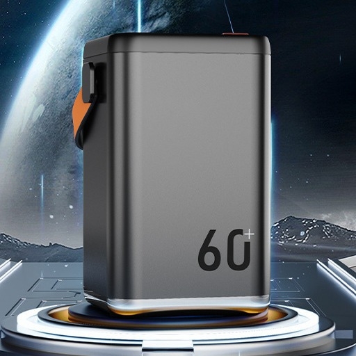 Power banka 60 000 mAh, PD3.0 brzo punjenje, velik kapacitet, sigurnosni certifikat za kampiranje i nužno napajanje