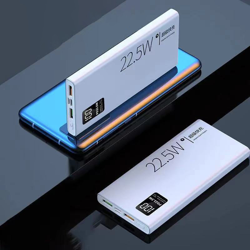 Power Bank 30000mAh, 22.5W PD brzo punjenje, 3C certifikat, LCD zaslon, dvostruko brzo punjenje, mogućnost logotipa