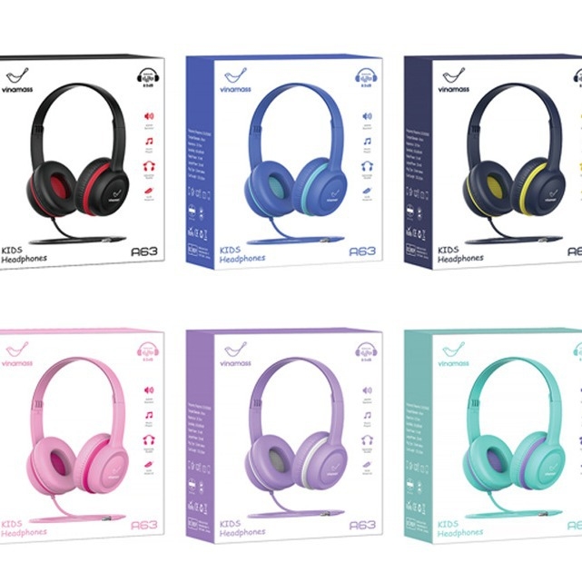 Žične dječje slušalice za igranje i učenje, crtani stil, 3,5 mm, 85 dB, kabel 1,2 m, kompatibilno s PC/Laptop