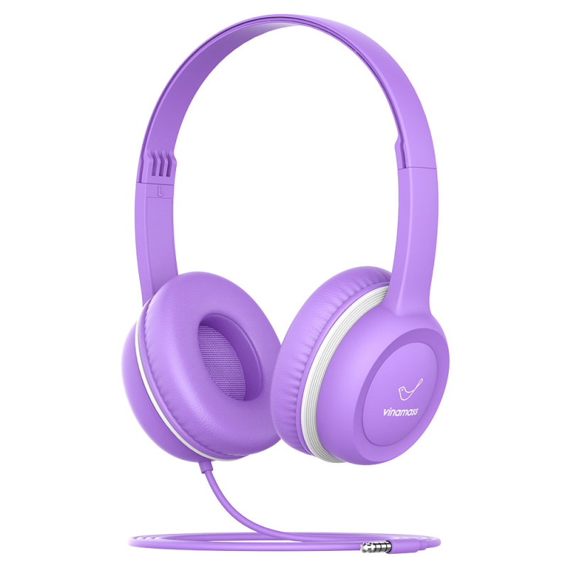 Žične dječje slušalice za igranje i učenje, crtani stil, 3,5 mm, 85 dB, kabel 1,2 m, kompatibilno s PC/Laptop