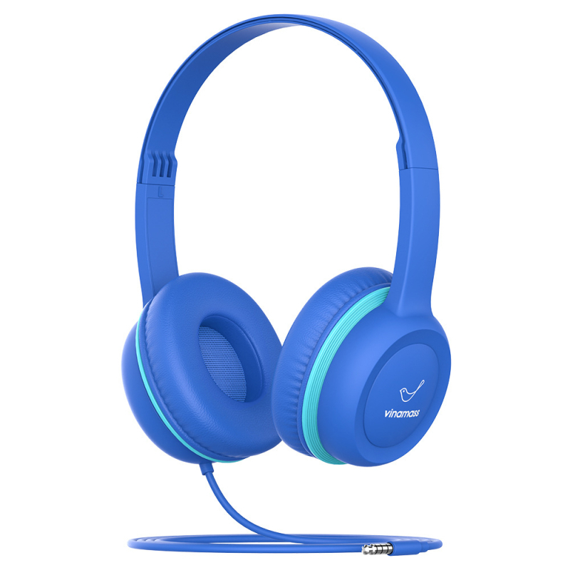 Žične dječje slušalice za igranje i učenje, crtani stil, 3,5 mm, 85 dB, kabel 1,2 m, kompatibilno s PC/Laptop