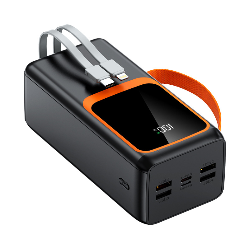 Jones power banka 50000 mAh s ugrađenim kabelom, brzo punjenje PD 2.0