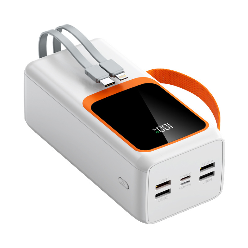 Jones power banka 50000 mAh s ugrađenim kabelom, brzo punjenje PD 2.0