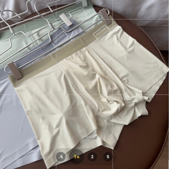 Jiao Chao 10A mulberry silk Ice Silk antibakterijske ljetne prozračne muške bokserice sa srednjim pojasom, bez šavova
