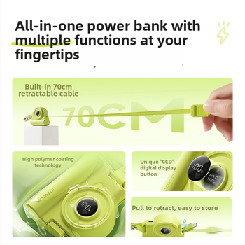 Joyroom/Jialitang power banka 5000mAh, 22.5W PD3.0, kompaktný dizajn, s očkom na zavesenie, 3C certifikát, vhodná na cestovanie lietadlom