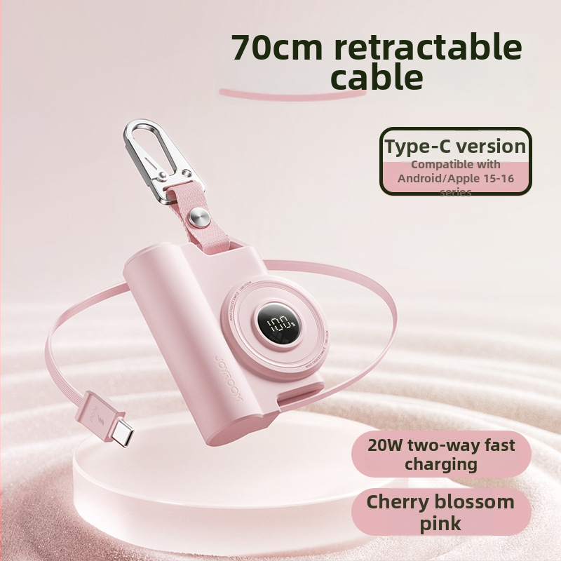 Joyroom/Jialitang power banka 5000mAh, 22.5W PD3.0, kompaktný dizajn, s očkom na zavesenie, 3C certifikát, vhodná na cestovanie lietadlom