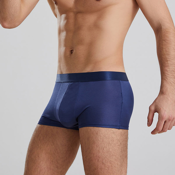 Yuyue muške bokserice od Ice Silk, boxer briefs sa srednjim pojasom, 100% morusova svila, prozračne, vrhunska kvaliteta, velika veličina