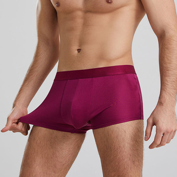 Yuyue muške bokserice od Ice Silk, boxer briefs sa srednjim pojasom, 100% morusova svila, prozračne, vrhunska kvaliteta, velika veličina