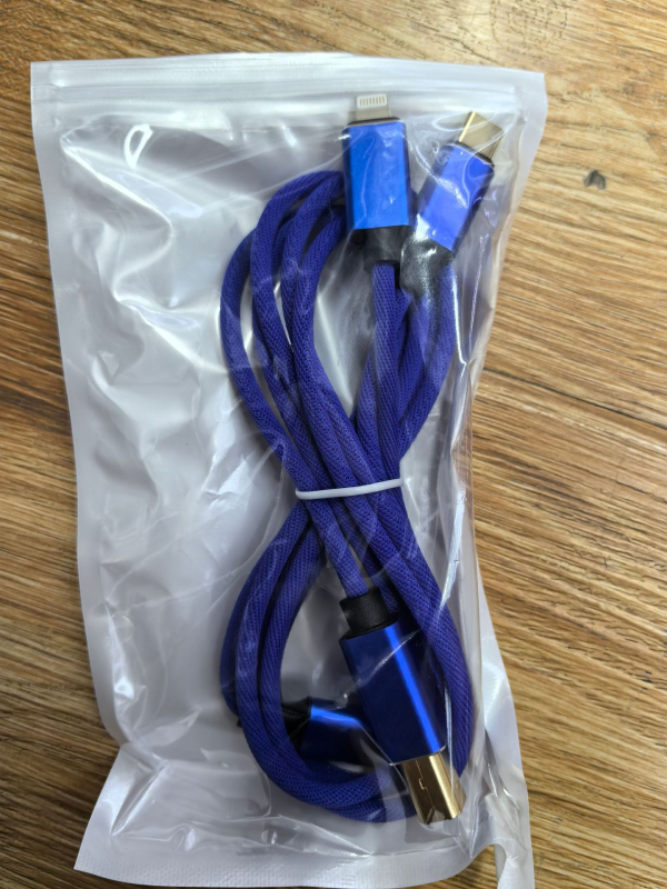 Комбиниран кабел за Apple: Type-C към MIDI OTG и Lightning към USB-B мъжки за електронни музикални инструменти