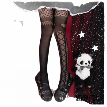 Dream Witch original Lolita najlonke i čarape s mrežastim uzorkom, klasični Halloween goth stil