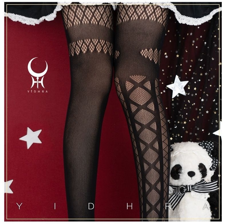 Dream Witch original Lolita najlonke i čarape s mrežastim uzorkom, klasični Halloween goth stil
