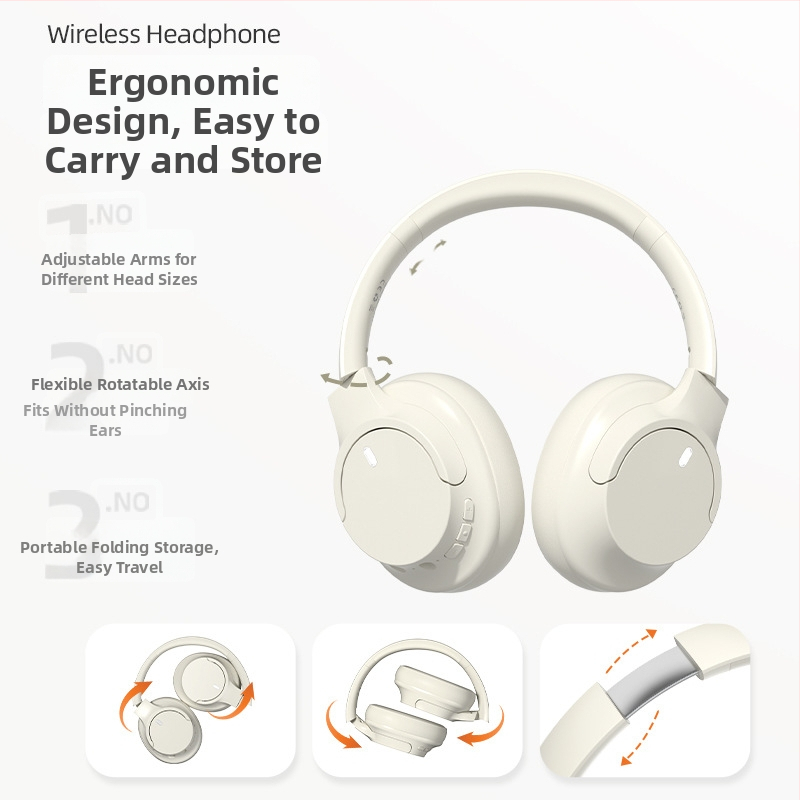 Soyto bežične over-ear Bluetooth slušalice s aktivnim poništavanjem buke, bez curenja zvuka, BT 5.4, domet 10 m, OEM prilagodba