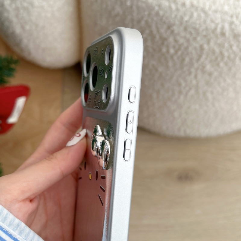Maska za telefon u korejskom stilu, slatka KT mačja izraz za iPhone 13/14 Pro Max