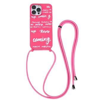 Carcasă pentru iPhone 14 Pro Max, inspirată de Zhao Lusi, cu bretea pentru lanyard, design crossbody pentru femei; compatibilă cu iPhone 13, 12, 11 și XR