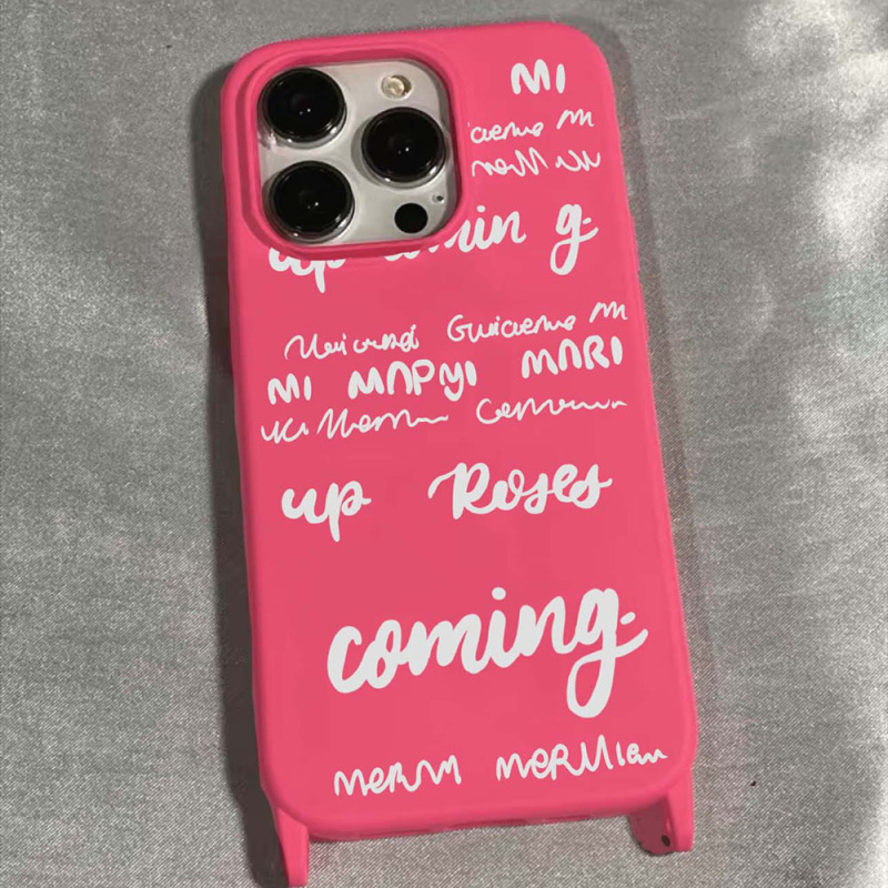 Carcasă pentru iPhone 14 Pro Max, inspirată de Zhao Lusi, cu bretea pentru lanyard, design crossbody pentru femei; compatibilă cu iPhone 13, 12, 11 și XR