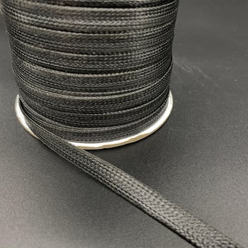 2–10 mm plosnati voskani konac za šivanje odjeće, dvostruki sloj