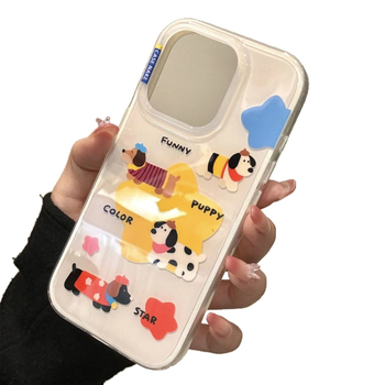 Futrola Graffiti Rocking Dog za iPhone 17, iPhone 15 Pro Max, novi modeli 14/13/16 – za žene