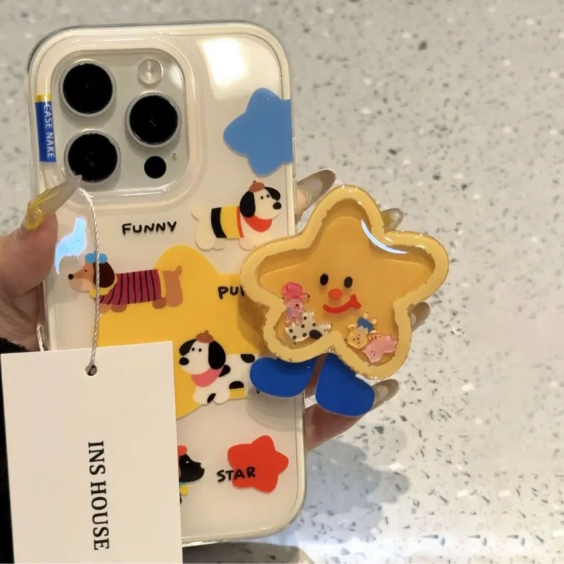 Futrola Graffiti Rocking Dog za iPhone 17, iPhone 15 Pro Max, novi modeli 14/13/16 – za žene