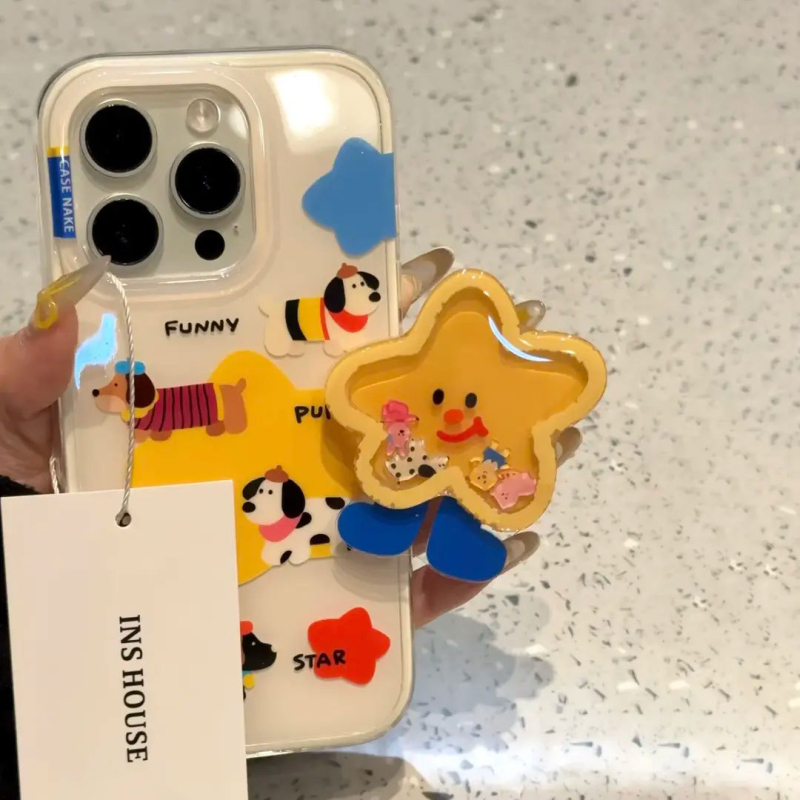 Futrola Graffiti Rocking Dog za iPhone 17, iPhone 15 Pro Max, novi modeli 14/13/16 – za žene