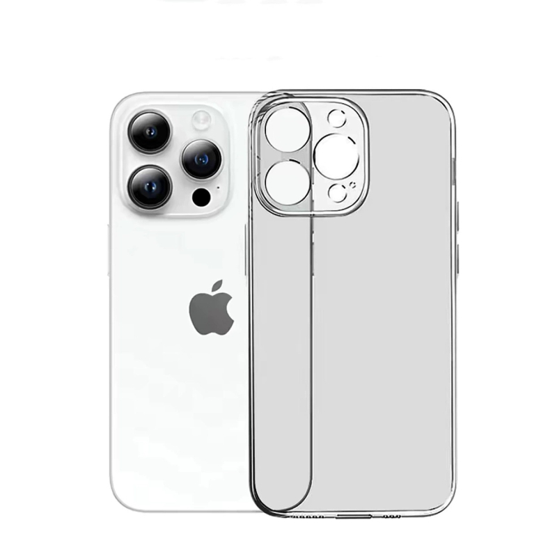 Ultra-tanki Bayer meka futrola za iPhone 17 Pro Max — prozirna TPU zaštita s preciznim otvorima za metalne tipke
