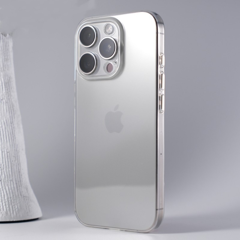 Ultra-tanki Bayer meka futrola za iPhone 17 Pro Max — prozirna TPU zaštita s preciznim otvorima za metalne tipke
