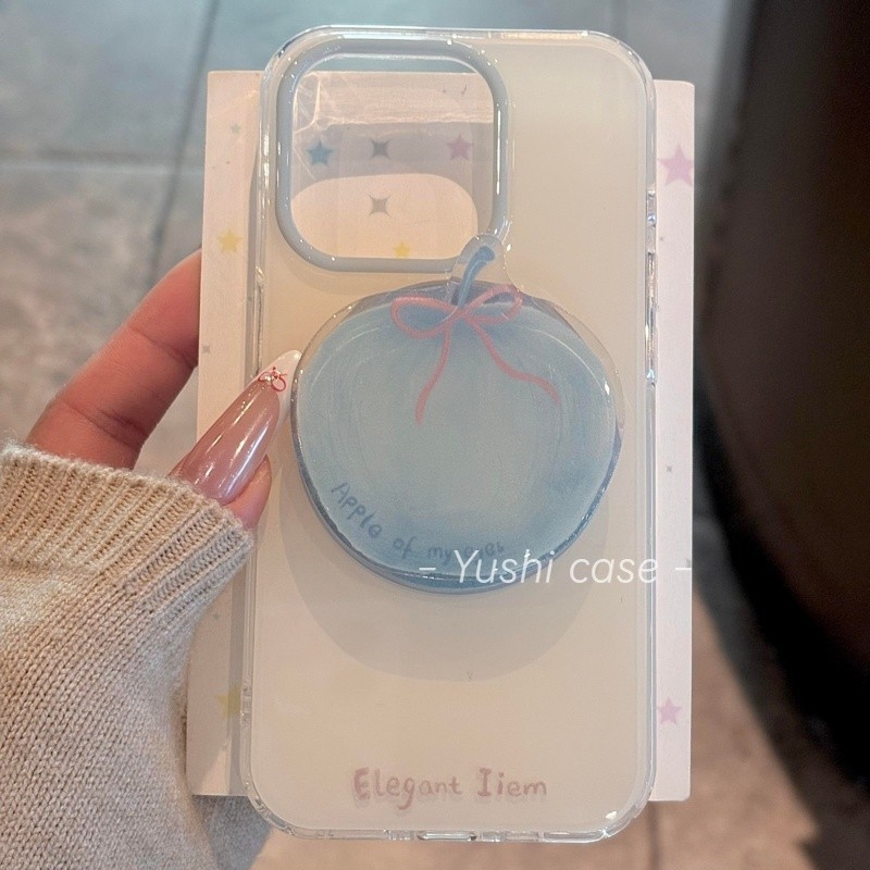 Husă din silicon albastră, cu magnet și suport, pentru iPhone 11, 11 Pro/Pro Max, X/Xs/Xs Max, 12 mini/12/12 Pro/Max, 13/13 Pro/Max, 14 Pro/Max/Plus