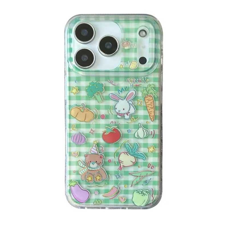 Futrola za iPhone u Ins stilu sa laserskim, šarenim graffiti dizajnom s štenetom — za iPhone 14/15/16/17 Pro i Pro Max